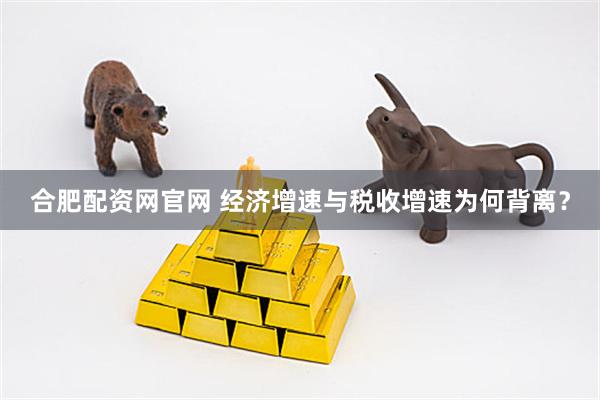 合肥配资网官网 经济增速与税收增速为何背离?