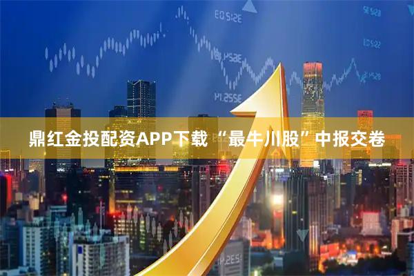 鼎红金投配资APP下载 “最牛川股”中报交卷
